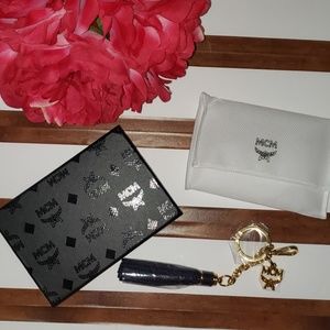MCM tassle key fob with clip authentic price firm